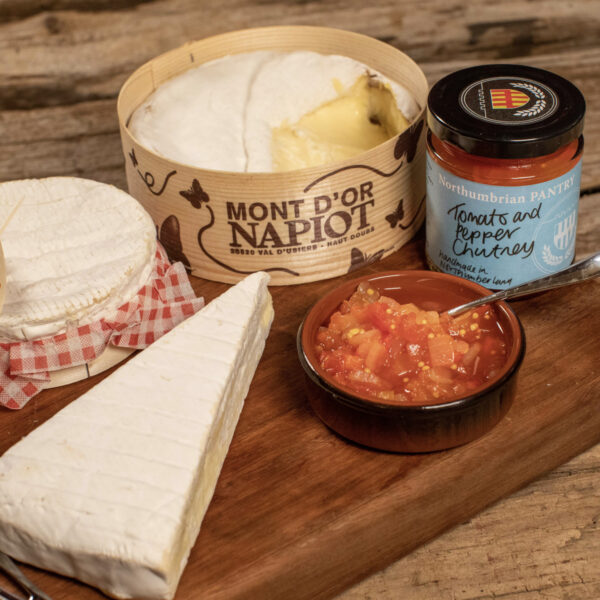 Tomato and Pepper Chutney Soft Cheese Brie