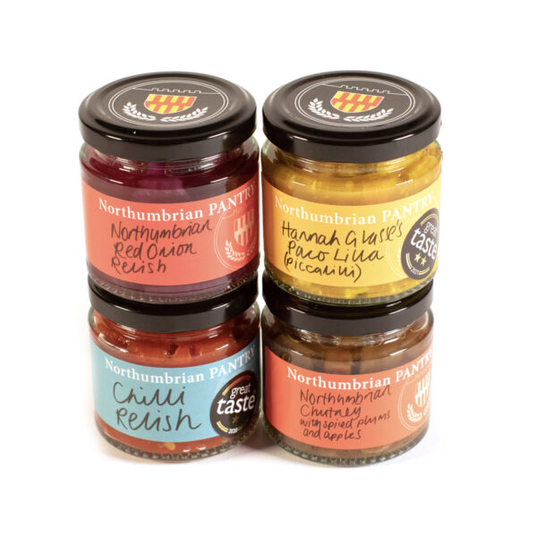 Deli 4 Jar Pack Chutney Jars