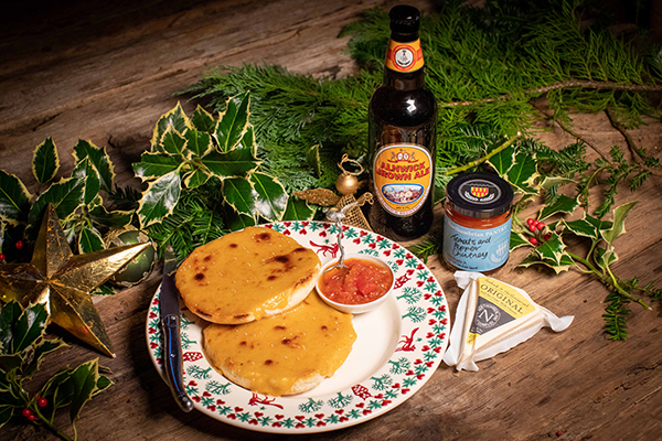 12 Days of Christmas Recipes, Day 2 – Stottie Rarebit with Northumbrian’ Red Onion Relish’