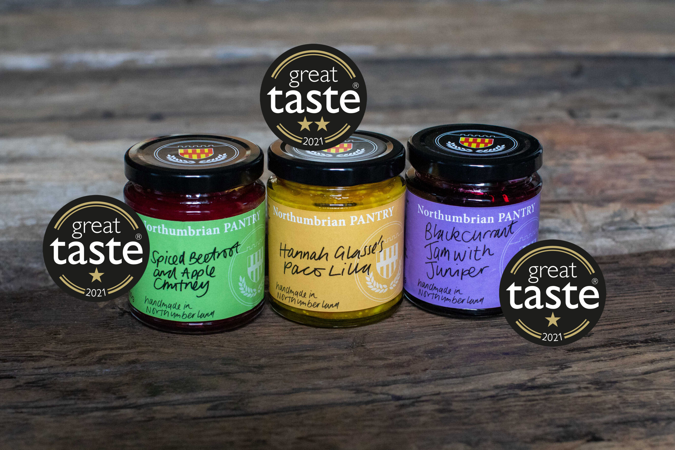 Great Taste Awards 2021 – Northumbrian Pantry Winner of 3 Awards