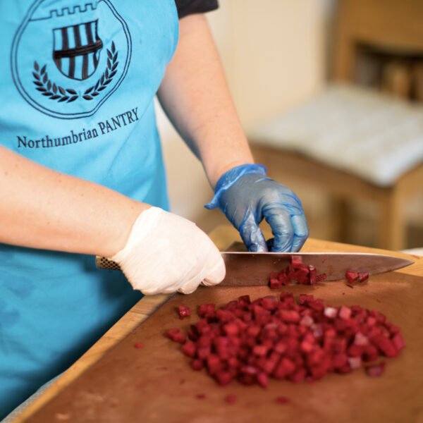 Northumbrian Pickled Beetroot Prepping Beets