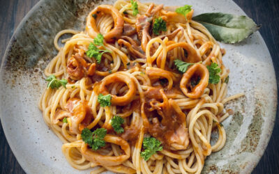 Irini’s Spice Paste Recipe – Aromatic Spaghetti with Calamari